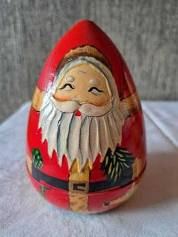 Décoration de Noël (15) - Matryoshka de Noël. - Bois