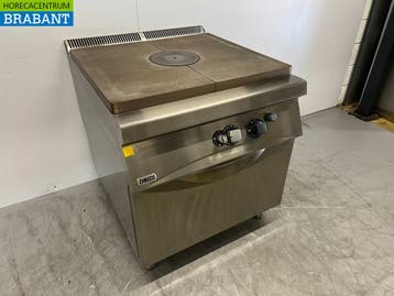 Zanussi inox Table de cuisson lisse avec four 80 cm GAS, Verzenden