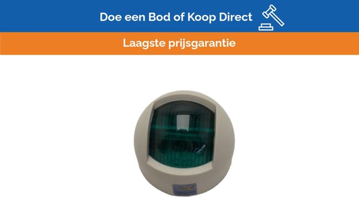 Bieden: Compact Green Port Side Marine Navigation Light 12/, Watersport en Boten, Bootonderdelen, Ophalen of Verzenden