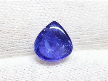Tanzaniet Hartvormige tanzaniet, natuurlijk violet-blauw,, Verzamelen