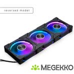 Phanteks D30 PWM Reverse Airflow D-RGB 120MM Black 3-pack, Verzenden, Nieuw