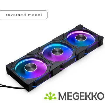 Phanteks D30 PWM Reverse Airflow D-RGB 120MM Black 3-pack, Verzenden