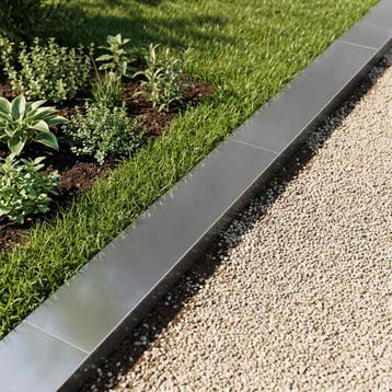 vidaXL Afdekprofiel voor tuinranden 10 st 100 x 20 x 5 cm, Verzenden