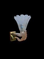 Applique murale (2) - Verre, Laiton