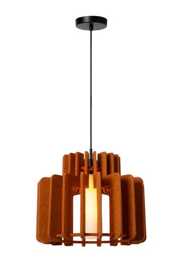 Hanglamp Lucide ROLLO -  - 1xE27 - Terracotta, Verzenden, Nieuw