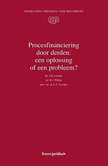 Procesfinanciering door derden: een oplossing of een, Verzenden, Gelezen, J.H. Lemstra