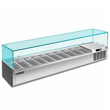 Opzetkoelvitrine | 10x 1/4 GN | +2°C/+8°C |, Verzenden