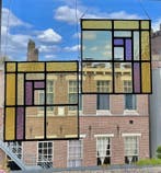 Glas-in-loodraam - 1950-1960, Antiek en Kunst