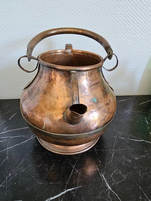 Theepot - Koper, Antiquités & Art, Curiosités & Brocante