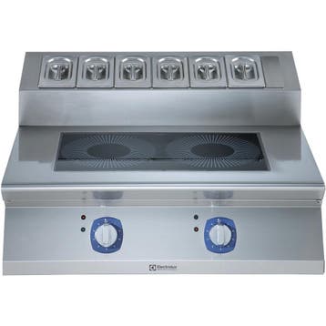 Inductiefornuis | e-XP 700 | 2 Kookpunten (Ø280) | Boven 6x, Verzenden