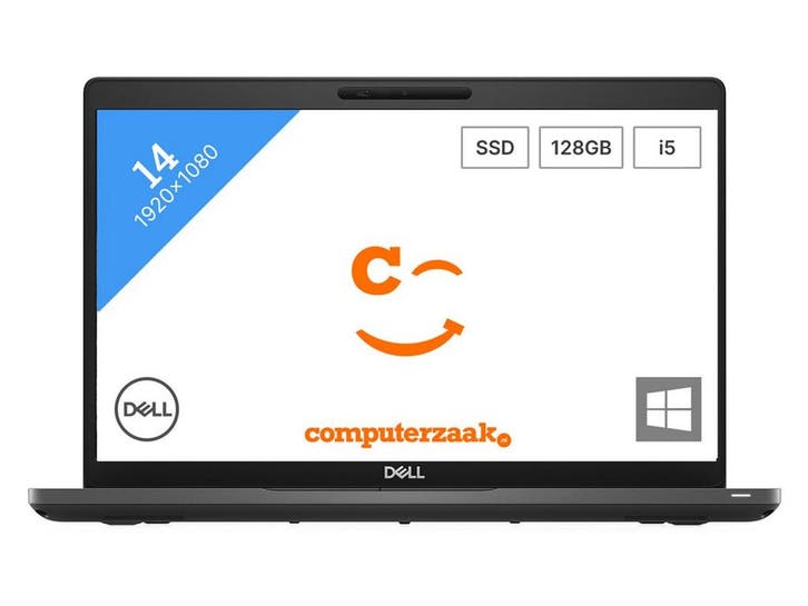 Dell Latitude 5400 - Laptop - 14 inch - Zwart, Computers en Software, Windows Laptops, Zo goed als nieuw, Verzenden