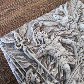 Klassieke Romeinse Triomfscène van een gevecht –