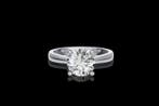 Bague - 14 carats Or blanc - 2.51ct. tw. Diamant (Cultivé en, Bijoux, Sacs & Beauté, Bagues