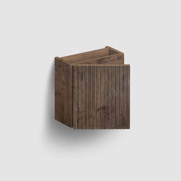 Clou Fonteinkast Verti 36x36x18 cm Donker Eiken Links, Ophalen of Verzenden, Nieuw, Bad