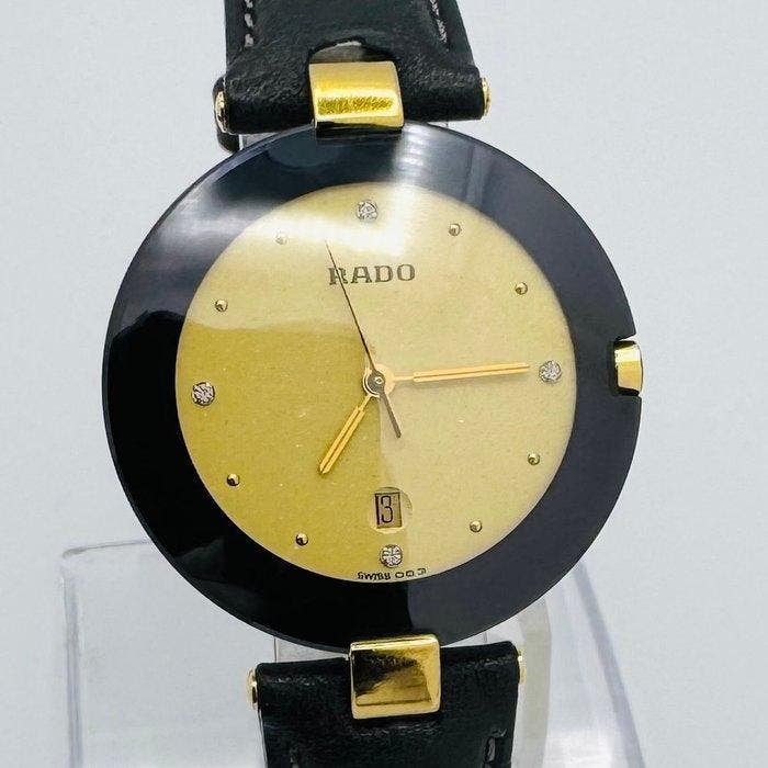 Rado - Florence Jubilé Quartz – Black & Gold - Zonder, Handtassen en Accessoires, Horloges | Heren