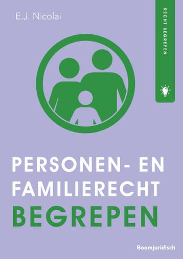 Personen- en Familierecht begrepen / Recht begrepen, Boeken, Verzenden, Zo goed als nieuw, E.J. Nicolai