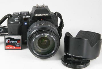 Olympus E-500 + 18=180 mm - Digitale reflex camera (DSLR)