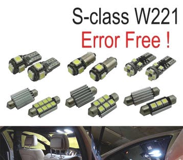 Kit 26 Ampoules Led Intérieur Pour Mercedes Classe S W221 S5, Verzenden