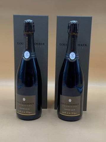 2018 Louis Roederer, Vintage - Champagne - 2 Flessen (0.75, Nieuw