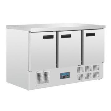 Koelwerkbank | 368L | 3 Deuren (1/1 GN) | +2°C/+5°C |, Verzenden
