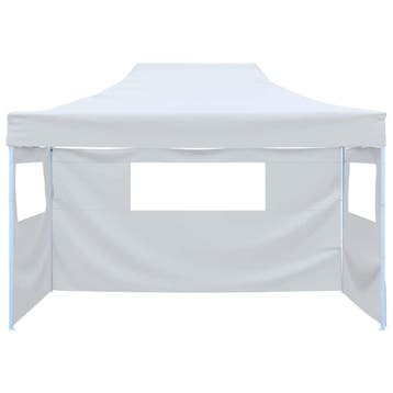 vidaXL Partytent met 3 zijwanden inklapbaar 291x413x315 cm, Tuin en Terras, Verzenden, Nieuw