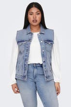 ONLY denim jack mouwloos54Maat 46/48 (XL) of groter, Kleding | Dames, Verzenden, Nieuw, Maat 46/48 (XL) of groter, Overige kleuren