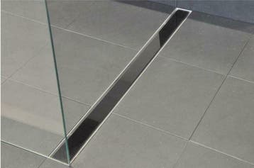 Douchegoot / Douchedrain Met BPL Flens GLAS ROOSTER 80 Cm, Ophalen of Verzenden, Nieuw