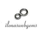Sterling zilveren oogje ca. 4 en 3mm, Hobby en Vrije tijd, Kralen en Sieraden maken, Verzenden, Nieuw, Tussenstuk of Tussenkraal