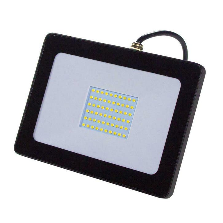 LED Bouwlamp - Floodlight 50 Watt - Netstroom, Doe-het-zelf en Bouw, Bouwverlichting, Lamp met armatuur, Nieuw, 50 tot 200 watt