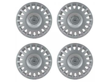4x ORIGINELE GM Opel wielkap wielkap 15 inch SILVER Astra H, Ophalen of Verzenden, Nieuw