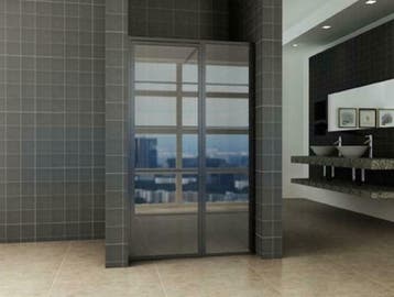 Sanifun douchewand Nero 1100 x 2000 NANO B, Doe-het-zelf en Bouw, Sanitair, Ophalen of Verzenden, Nieuw