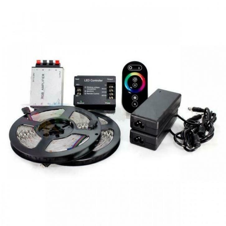 LED strip RGB 10 meter Plug & Play - dimbaar, Huis en Inrichting, Lampen | Overige, Verzenden