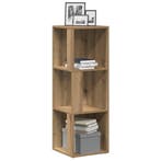 vidaXL Hoekkast 33x33x100 cm bewerkt hout artisanaal, Huis en Inrichting, Verzenden, Nieuw