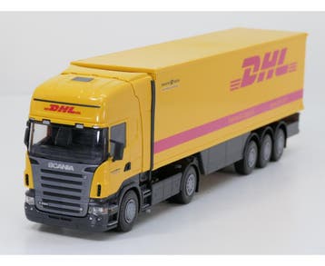Emek Scania R580 DHL 1:25 #9926 (Vrachtwagens), Ophalen of Verzenden, Gebruikt