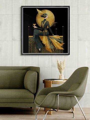 CREATIVE_HUB - Gran gala suit under golden moon
