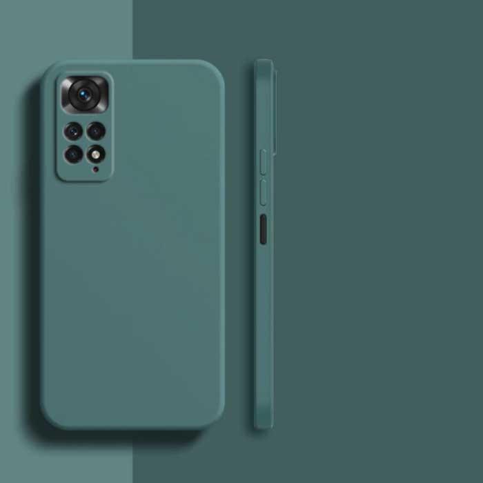 Xiaomi Redmi Note 10S Square Silicone Hoesje - Zachte Matte, Telecommunicatie, Mobiele telefoons | Hoesjes en Screenprotectors | Overige merken