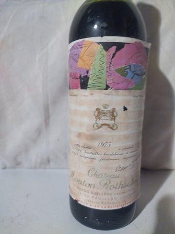 1975 Chateau Mouton Rothschild - Pauillac Dessin inédit de