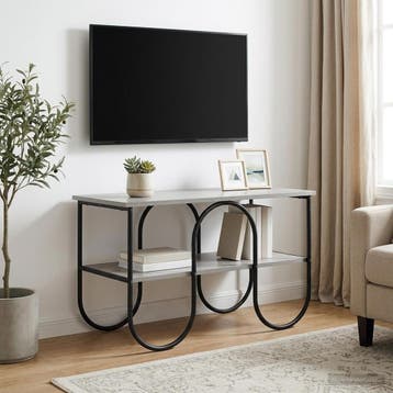 vidaXL TV-meubel 80 x 40 x 50 cm Grijs Sonoma Bewerkt hout, Verzenden
