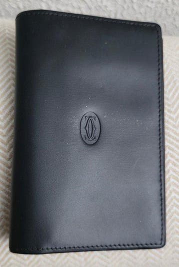 Cartier - CARTIER LEATHER NOTEBOOK WITH CARTIER BALLPOINT