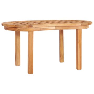 vidaXL Salontafel 90x50x45 cm massief teakhout, Verzenden, Nieuw