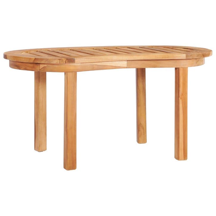 vidaXL Salontafel 90x50x45 cm massief teakhout, Huis en Inrichting, Tafels | Salontafels, Nieuw, Verzenden