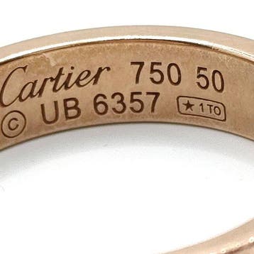 Cartier - Bague - 18 carats Or jaune - mini amour