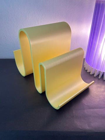 TiWo Design - Tijdschriftenhouder - Space Age Wave-stand