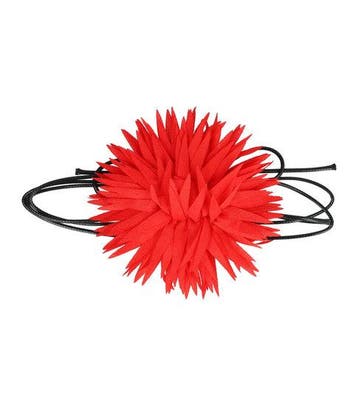 Haarband Bloem - Veter - Striklint - Rood
