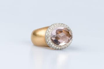 Pomellato - Cocktailring - 18 karaat Roségoud Morganiet -
