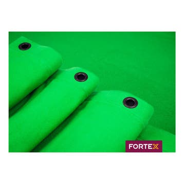 FORTEX Greenscreen 3m (b) x 3m (h) Chromakey groen 320, Verzenden, Nieuw