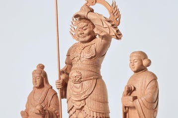 Bishamonten Triad – Vaisravana, Kichijoten & Zenishi Doji