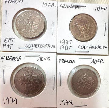 Frankrijk. France Collection – 57 Coins + 300 g World Coins, Postzegels en Munten