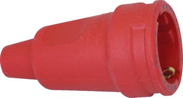 Kopp Heavy Duty Red Rubber Contrast Plug - 180912005 [10, Verzenden