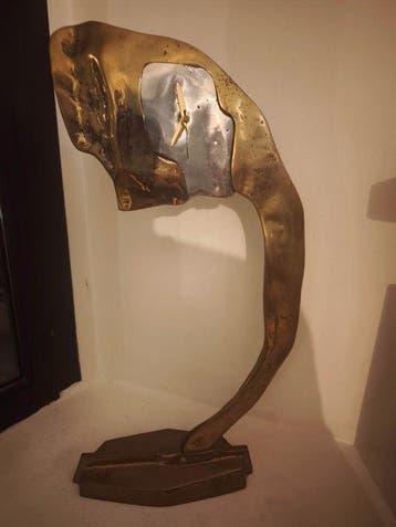 Beugel klok - David Marshall - Messing, Aluminium -, Nieuw